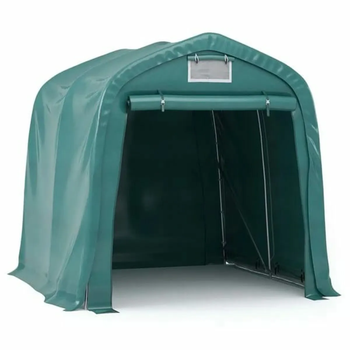 Garage Tent PVC 2.4x2.4 m Green - Image 1