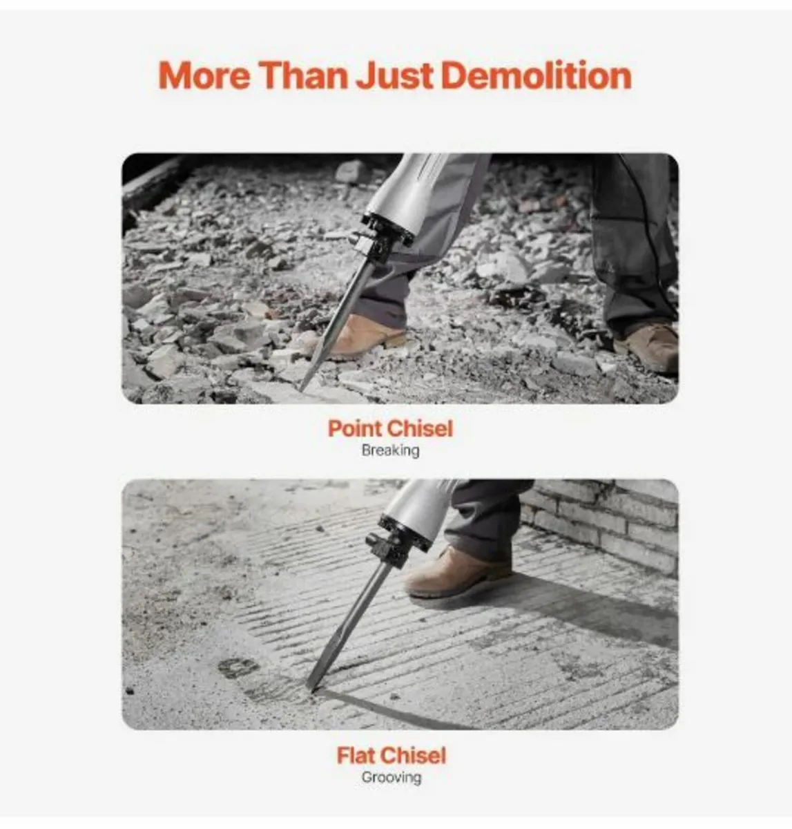 Demolition Jack Hammer, 2800 W Powerful - Image 3