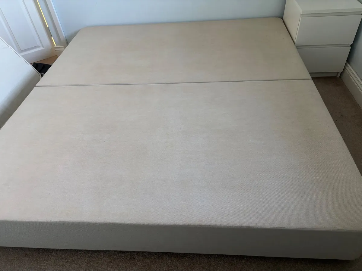 Super King Divan base w/ 4 drawers - Image 1