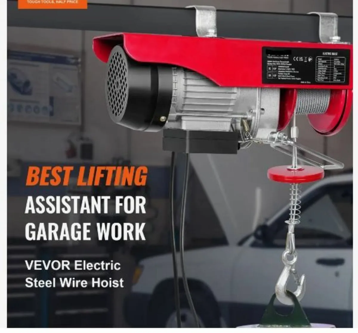 Electric Hoist, 249.5 kg Lifting Capacity - Image 2