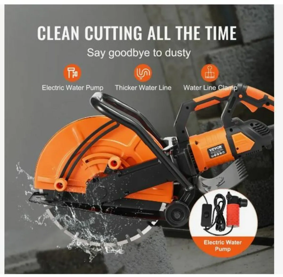 16"/40.6 cm Electric Concrete Saw - Image 3