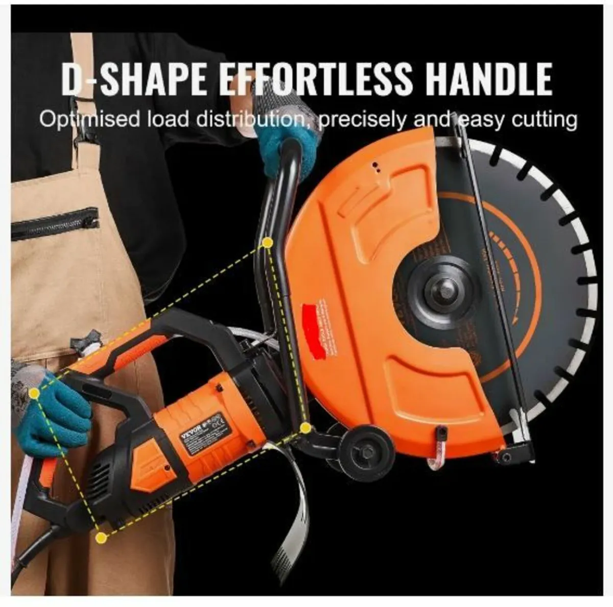 16"/40.6 cm Electric Concrete Saw - Image 4