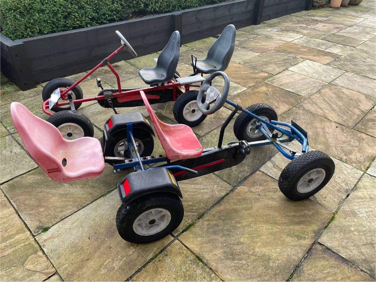 For Sale: 2x BERG Two-Seater Go Karts - Image 1