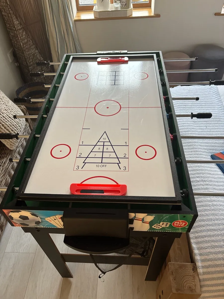 2-in-1 Football & Air Hockey Table - Image 2