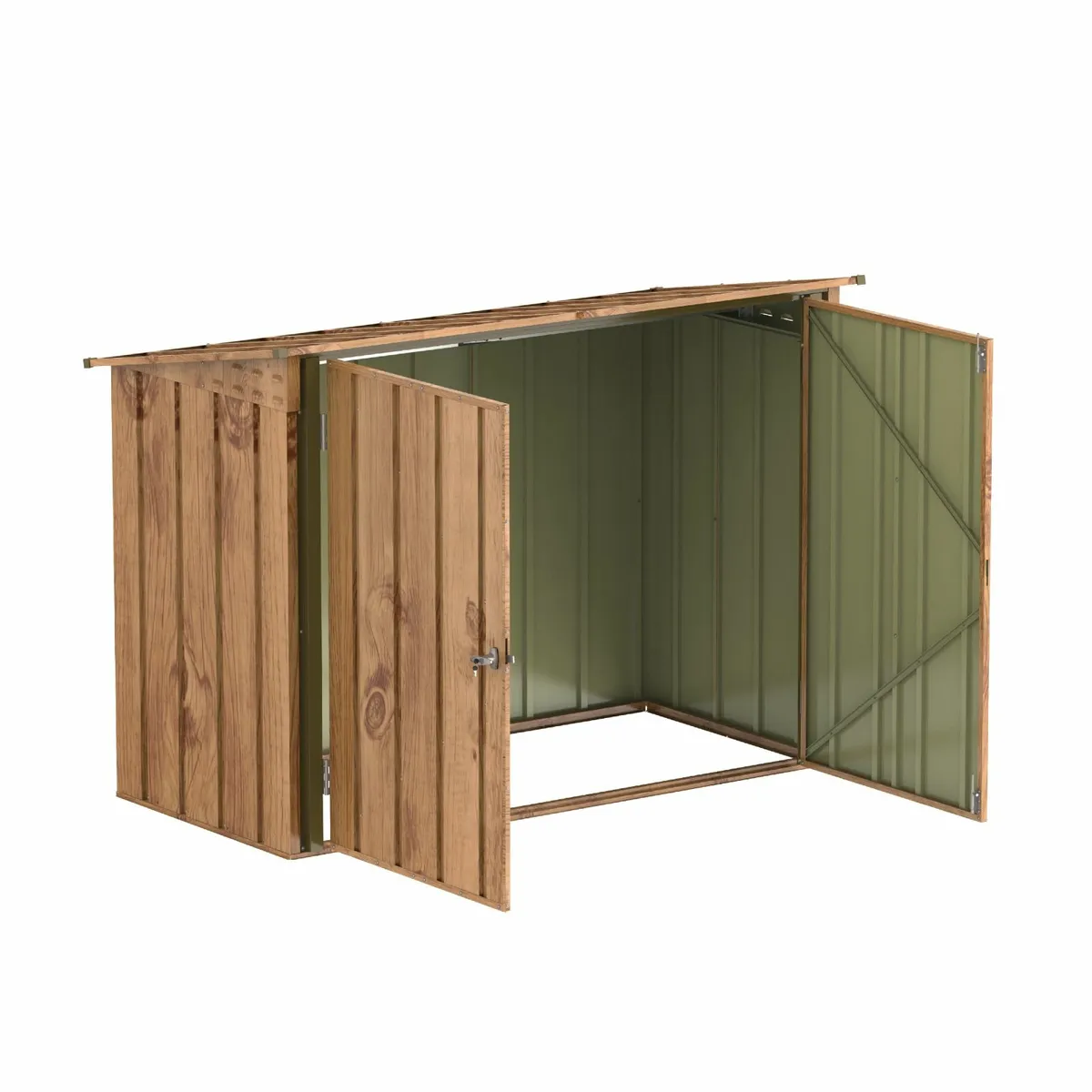 6x3ft Steel Bike Storage Shed – In Stock Now at Co - Image 4