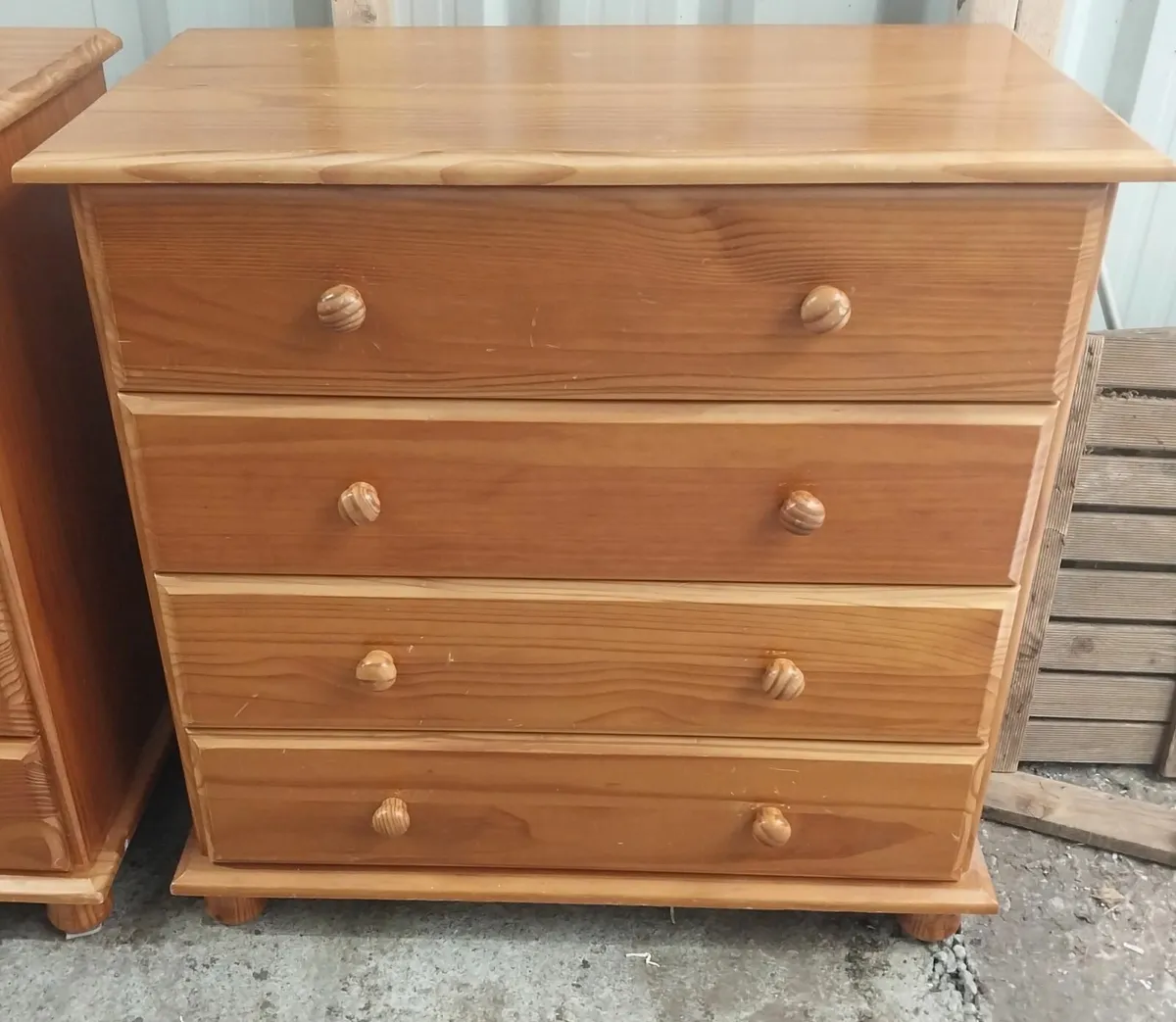 Pine Chest of Drawers 2 will sell separately - Image 2