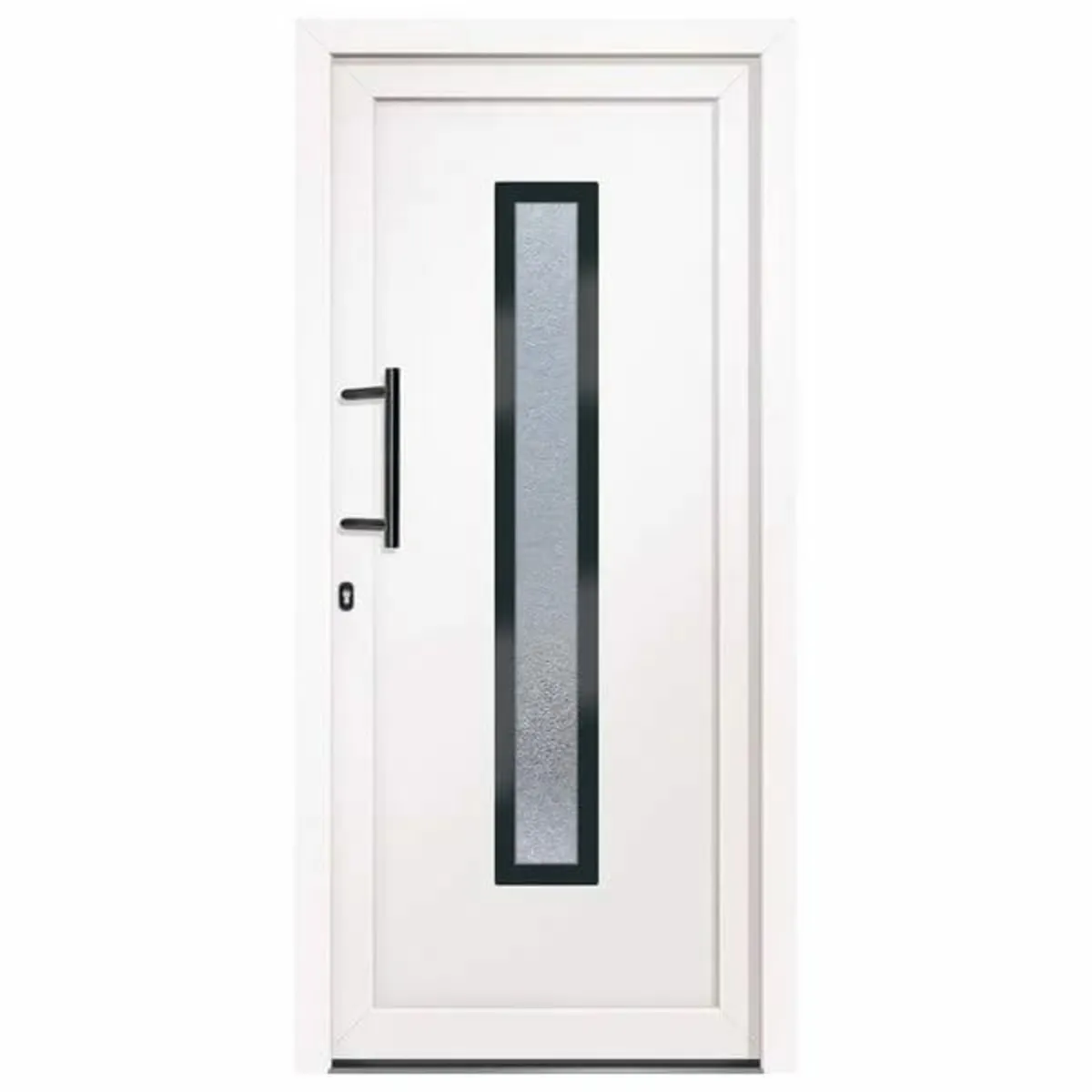 Front Door White 98x208 cm PVC - Image 1