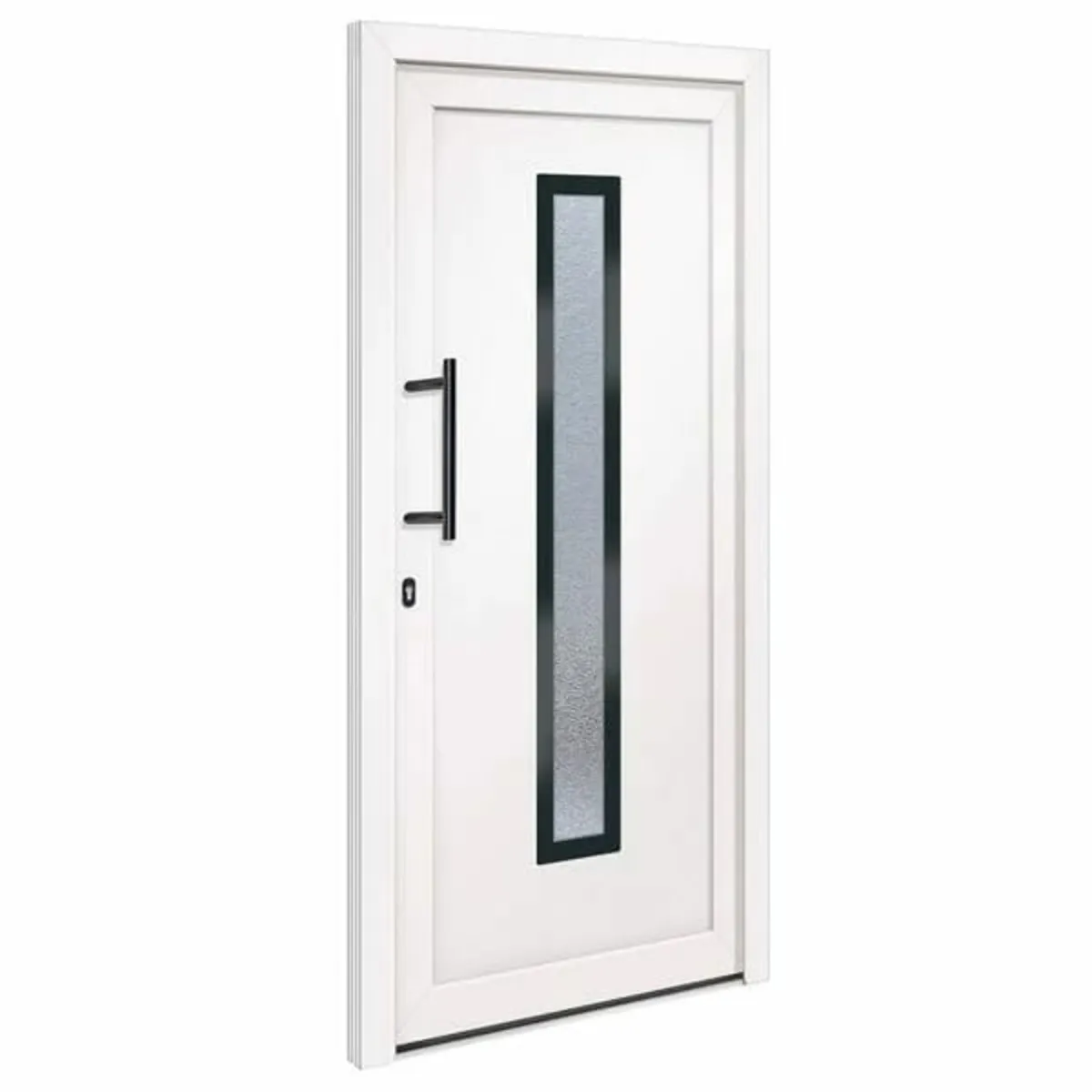 Front Door White 98x208 cm PVC - Image 4