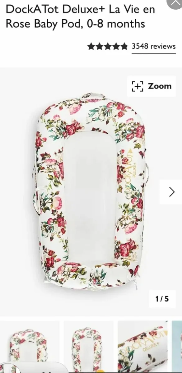 Sleepyhead deluxe 0-8 months Dockatot deluxe - Image 1