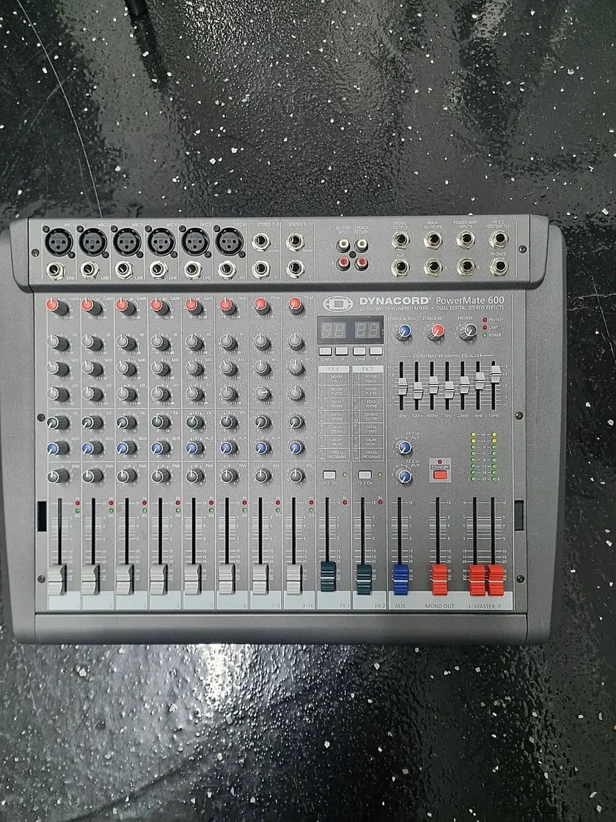 dynacord powermate 600-2 mixing console - Image 2
