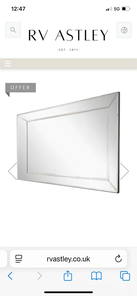 Large Mirror by RV Astley - Image 2