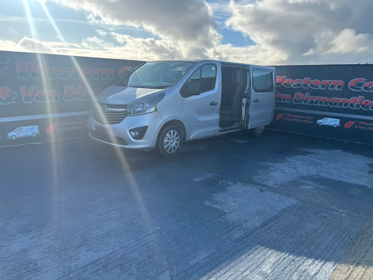 162 Renault traffic 1.6 crewcab for dismantling - Image 1