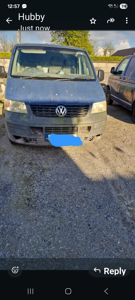 T5 Vw transporter .Toyota for breaking