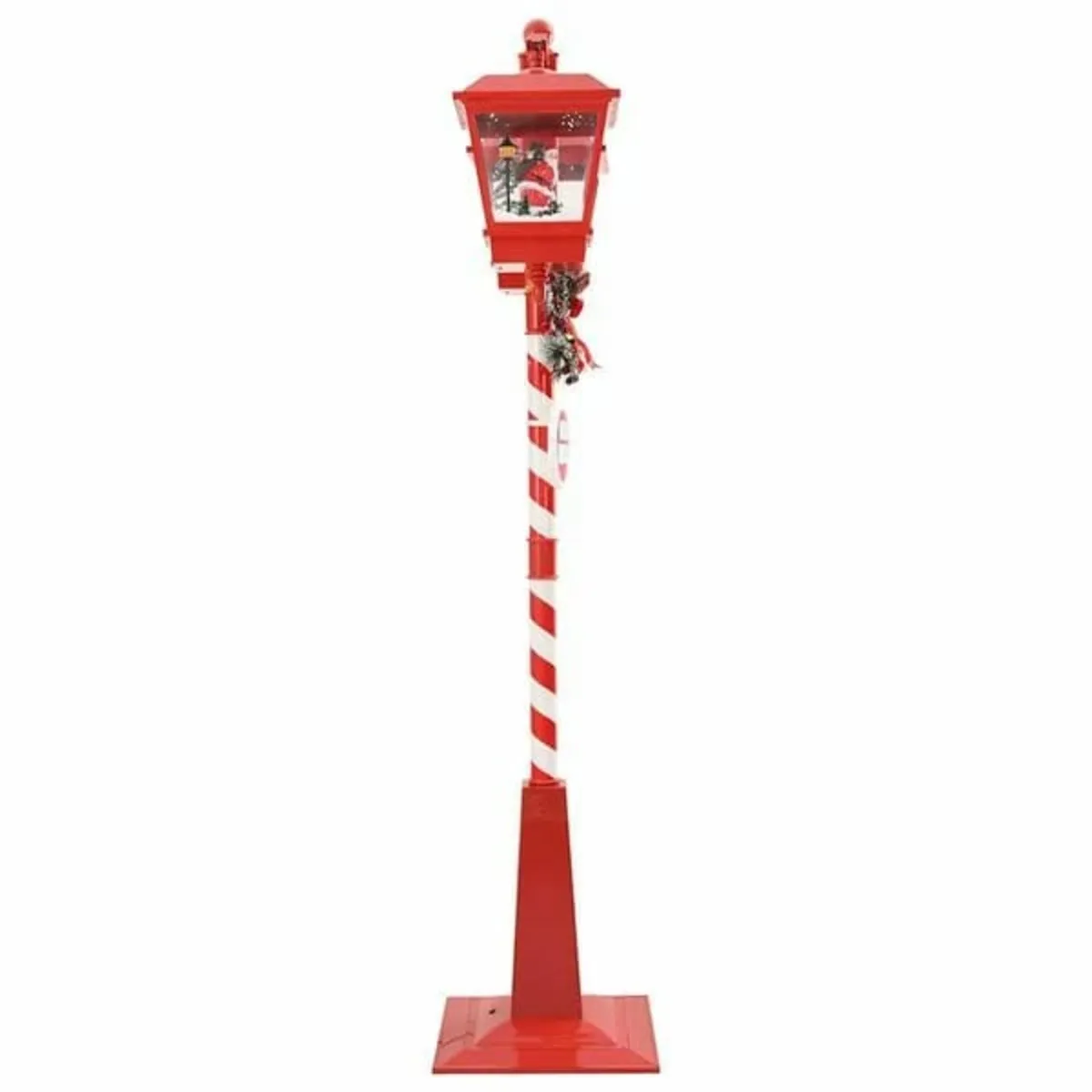 Chirstmas Street Lamp with Lantern Red 40.5x40.5x1 - Image 4