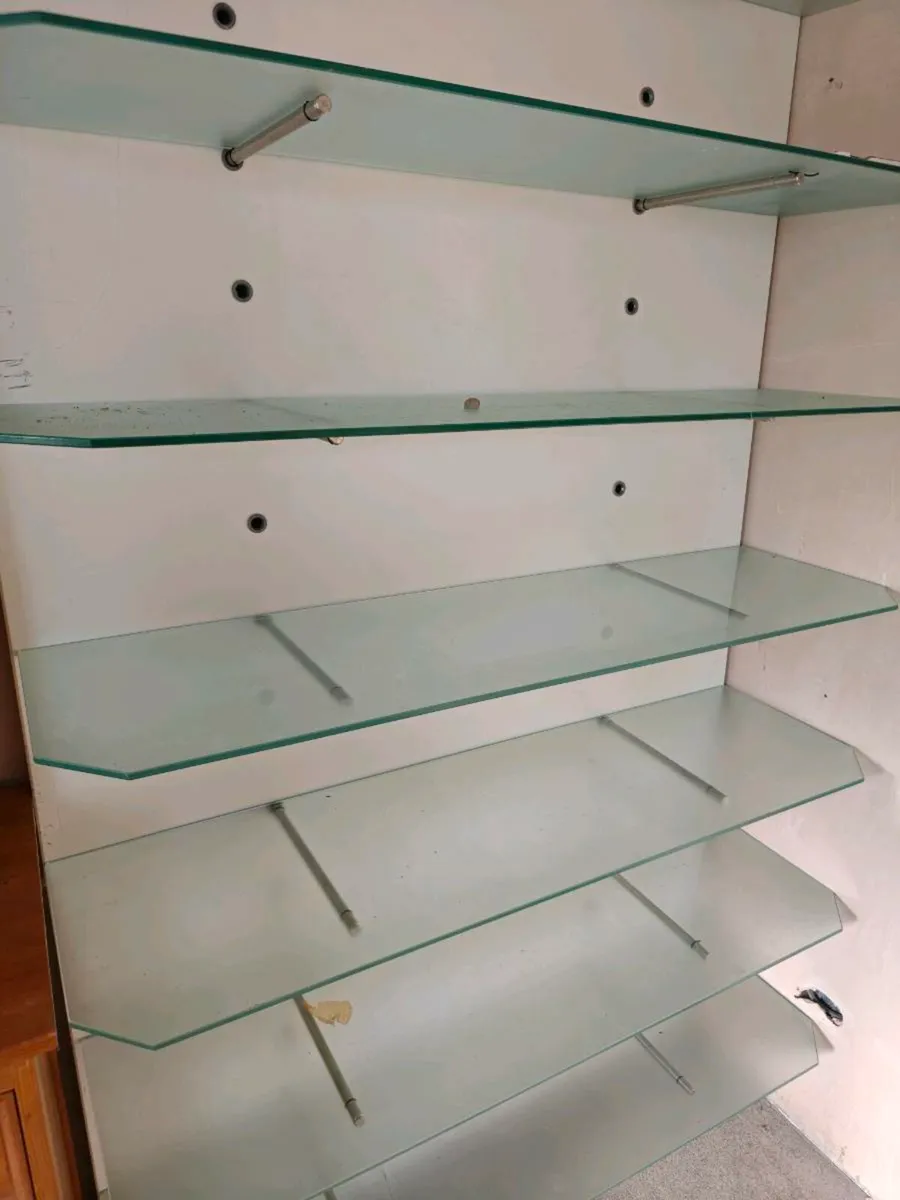 Glass shelving unit - Image 1