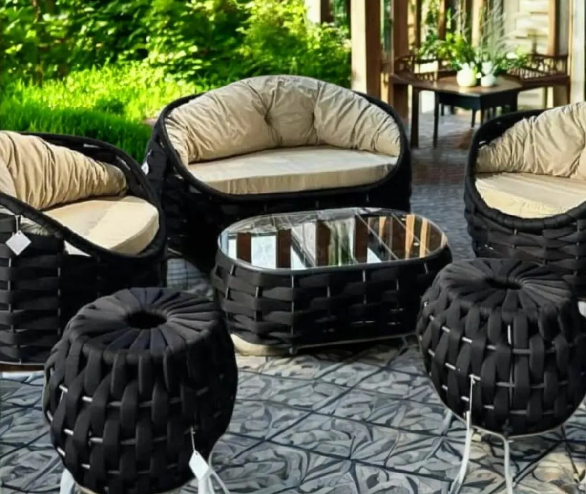 6-piece outdoor lounge set - Image 1