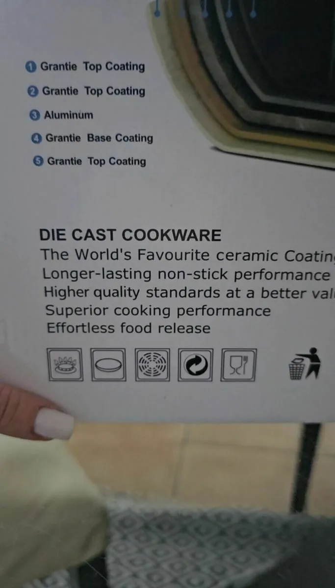 Cookware pots marble - Image 3