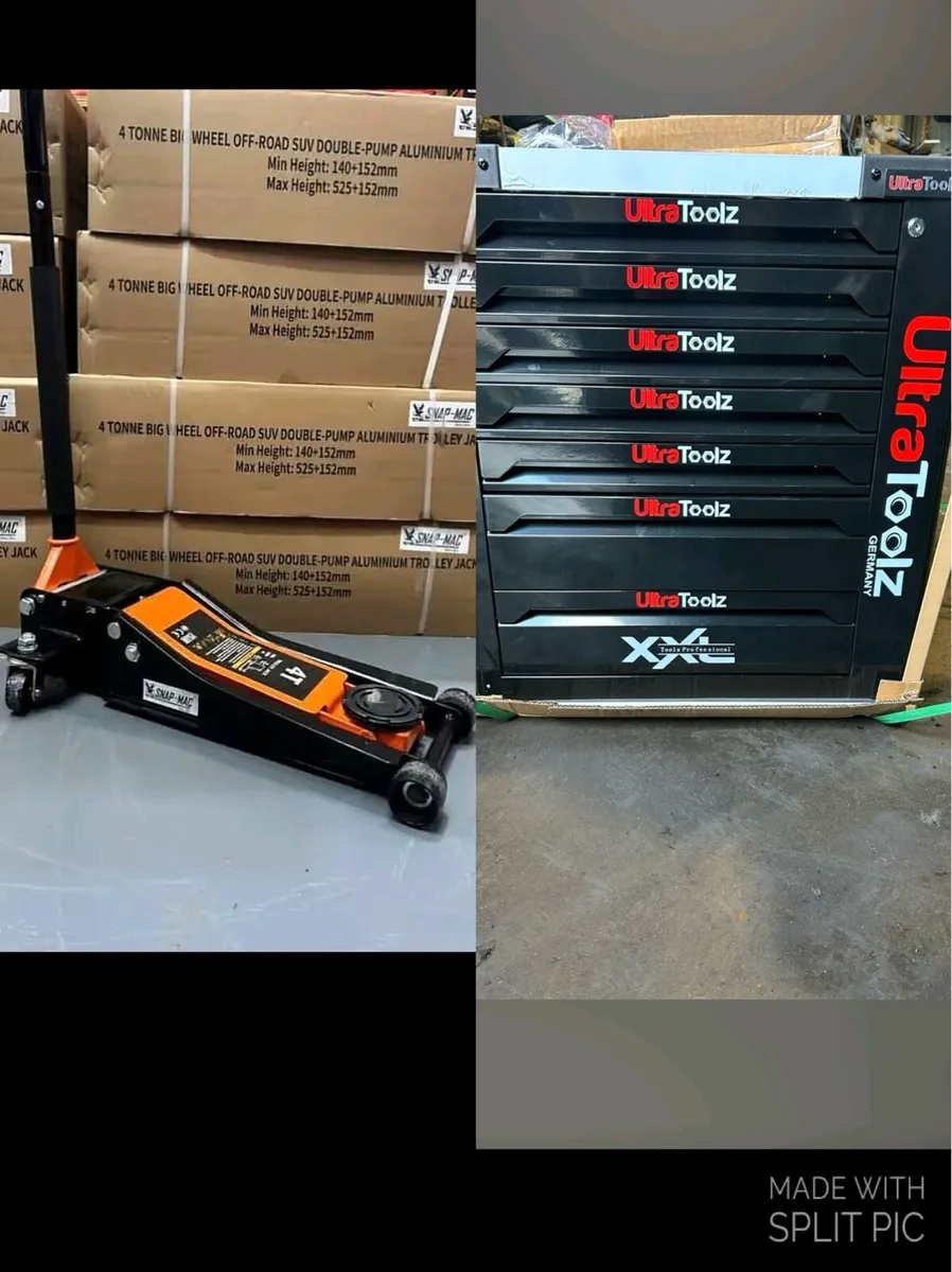 Brand new tool chest & trolly jack bundle - Image 1