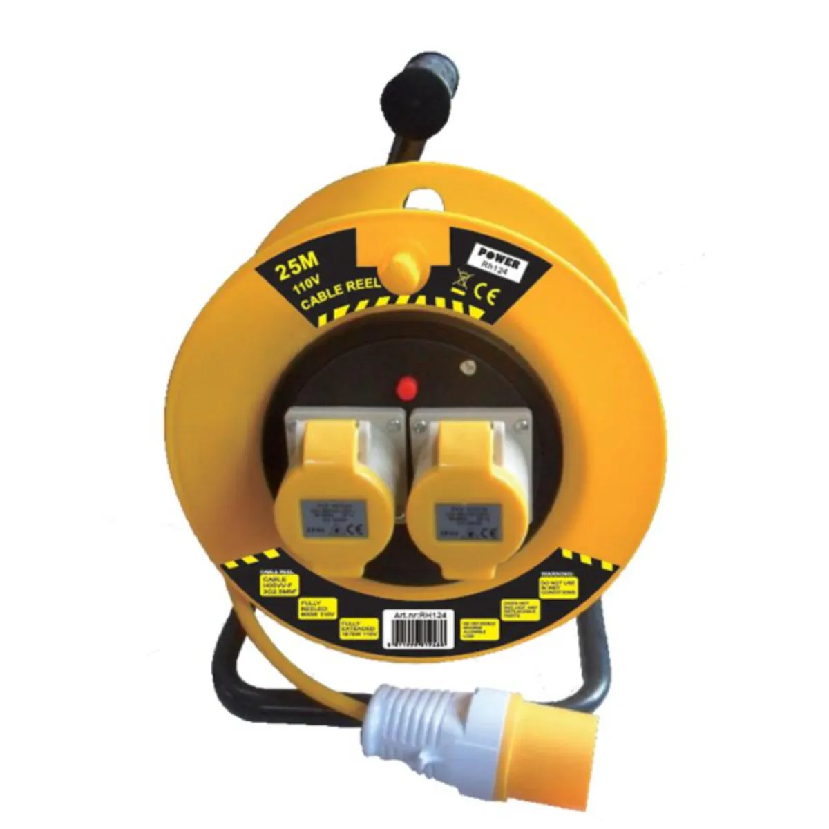 Power Cable Reel – 25mtr, 2.5mm, 110V