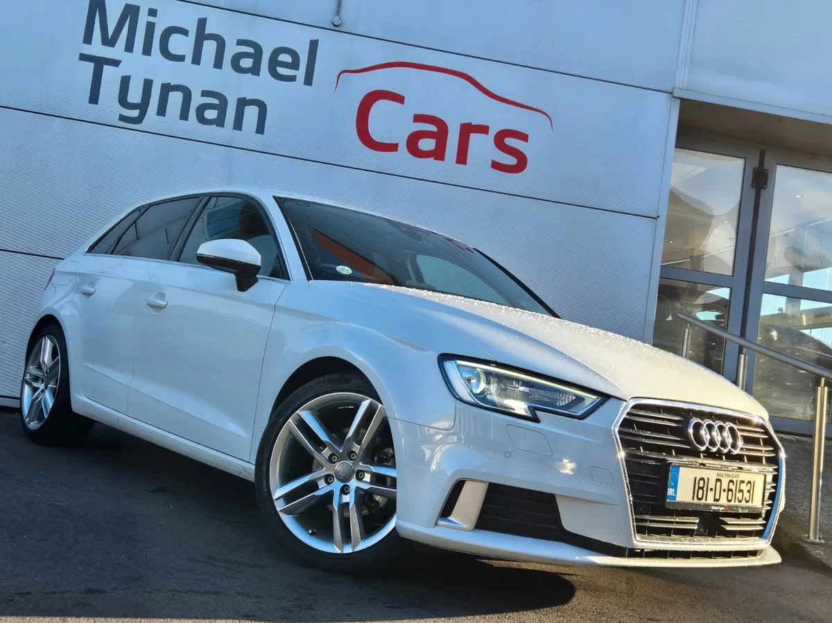 2018 Audi A3 1.4 S Line Auto Hatch, 18" Alloys - Image 2