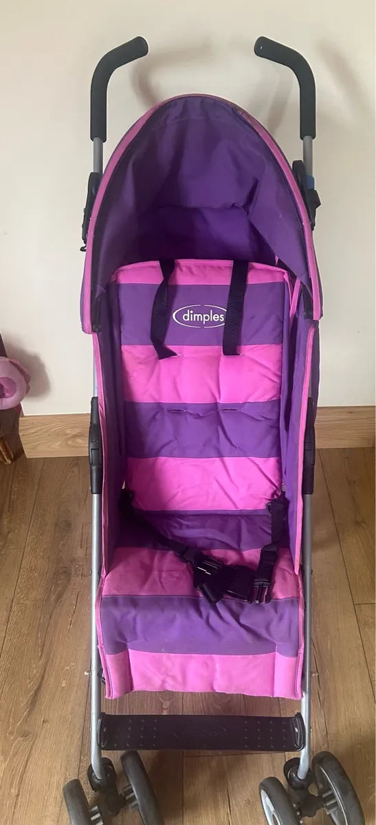 Baby pushchair, bouncer and bean bag - Image 1