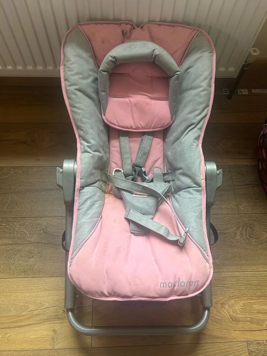 Baby pushchair, bouncer and bean bag - Image 2