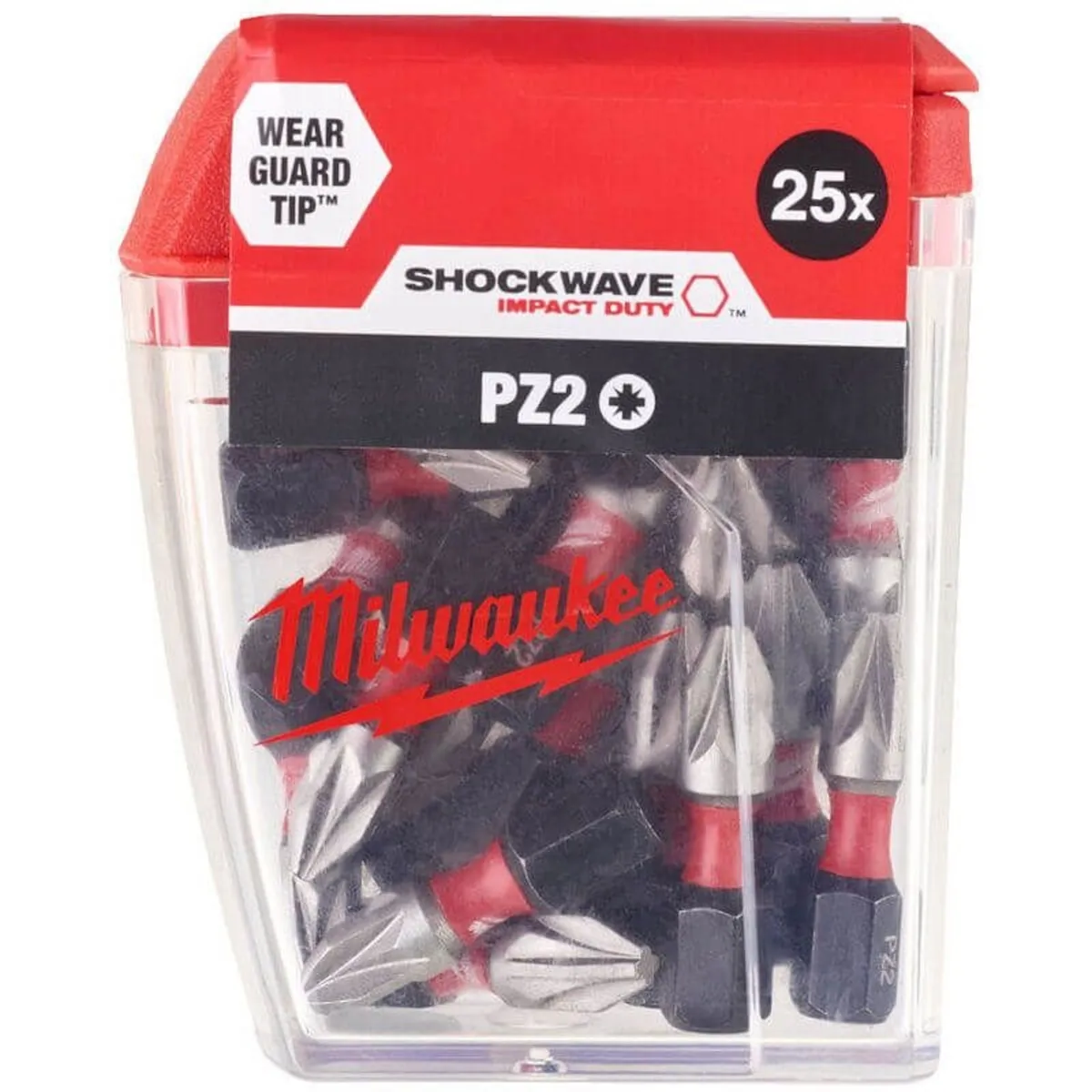 €6 OFF Milwaukee SHOCKWAVE™ CD PZ2 25mm -25pcs