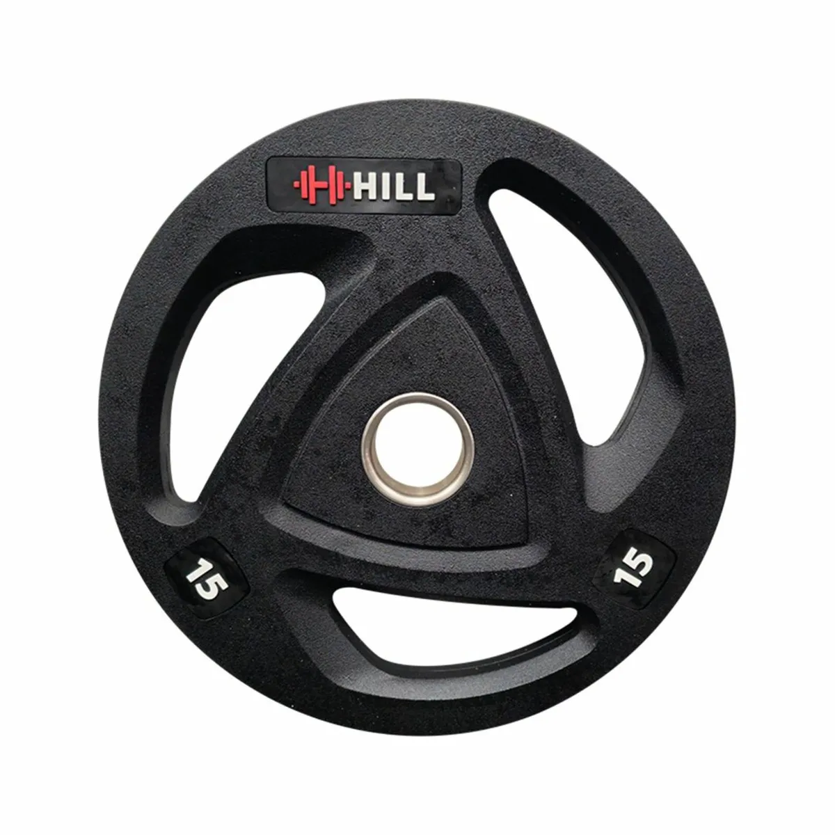 Rubber Tri Grip Olympic Weight Plates - Gym - Image 3
