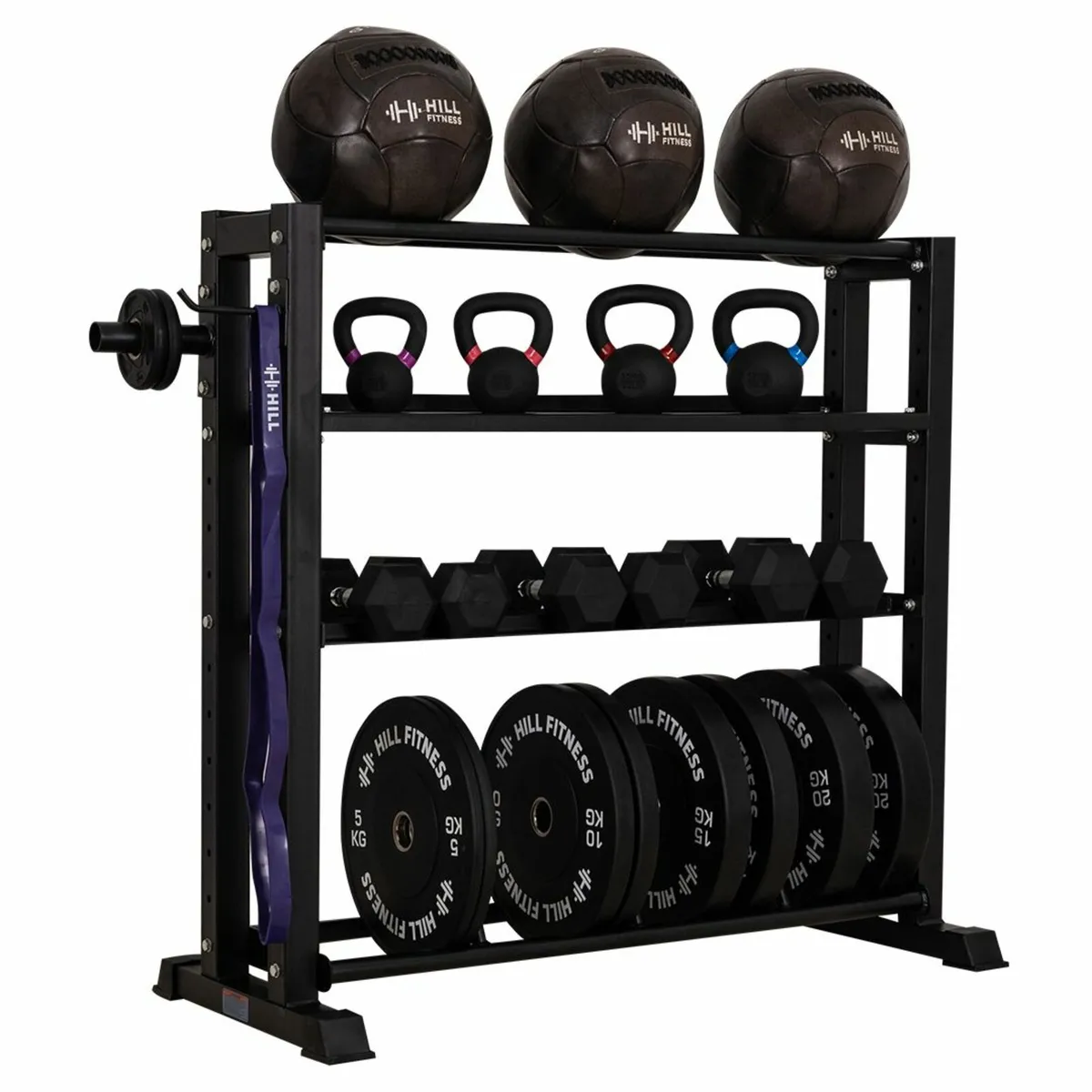 All in One Gym Storage System (Dumbbell Rack/Medic - Image 2