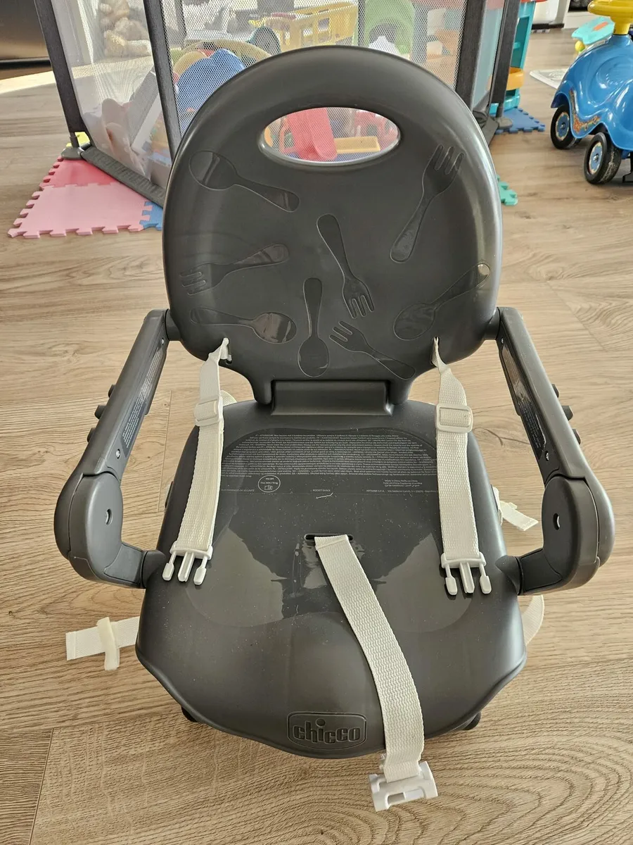 Chicco Pocket Snack travel seat Dark Grey - Image 4