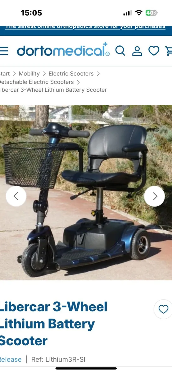 New 3 wheel folding Mobility scooters - Image 1