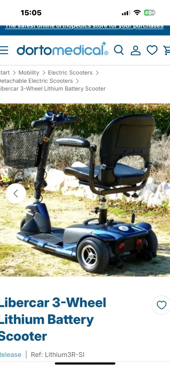 New 3 wheel folding Mobility scooters - Image 2