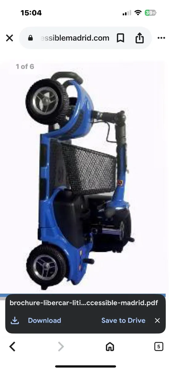 New 3 wheel folding Mobility scooters - Image 3