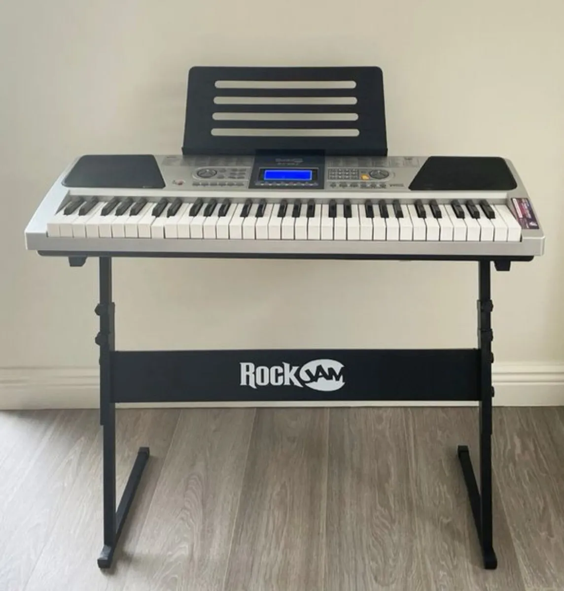 Rock Jam Piano Keyboard & Stand - Image 1