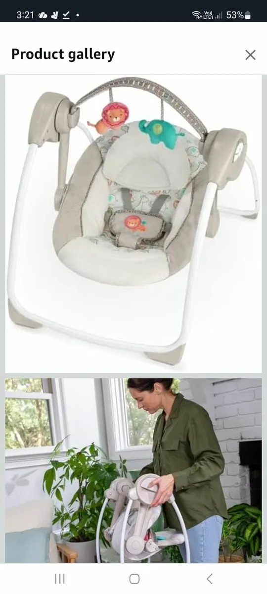 Ingenuity Foldable Swing