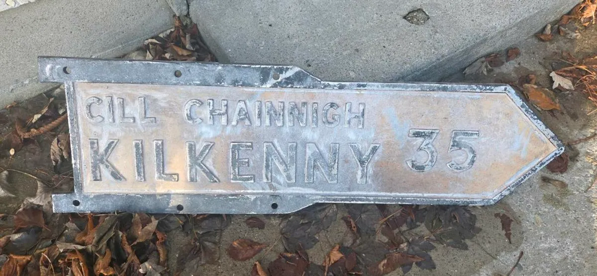 Original old road sign FOR SALE - Image 2