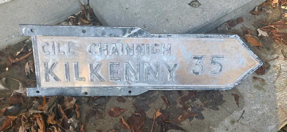 Original old road sign FOR SALE - Image 3