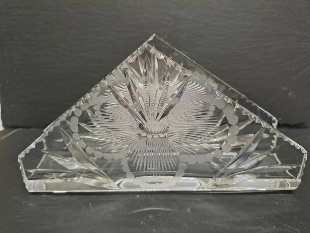 Crystal napkin holder - Image 1