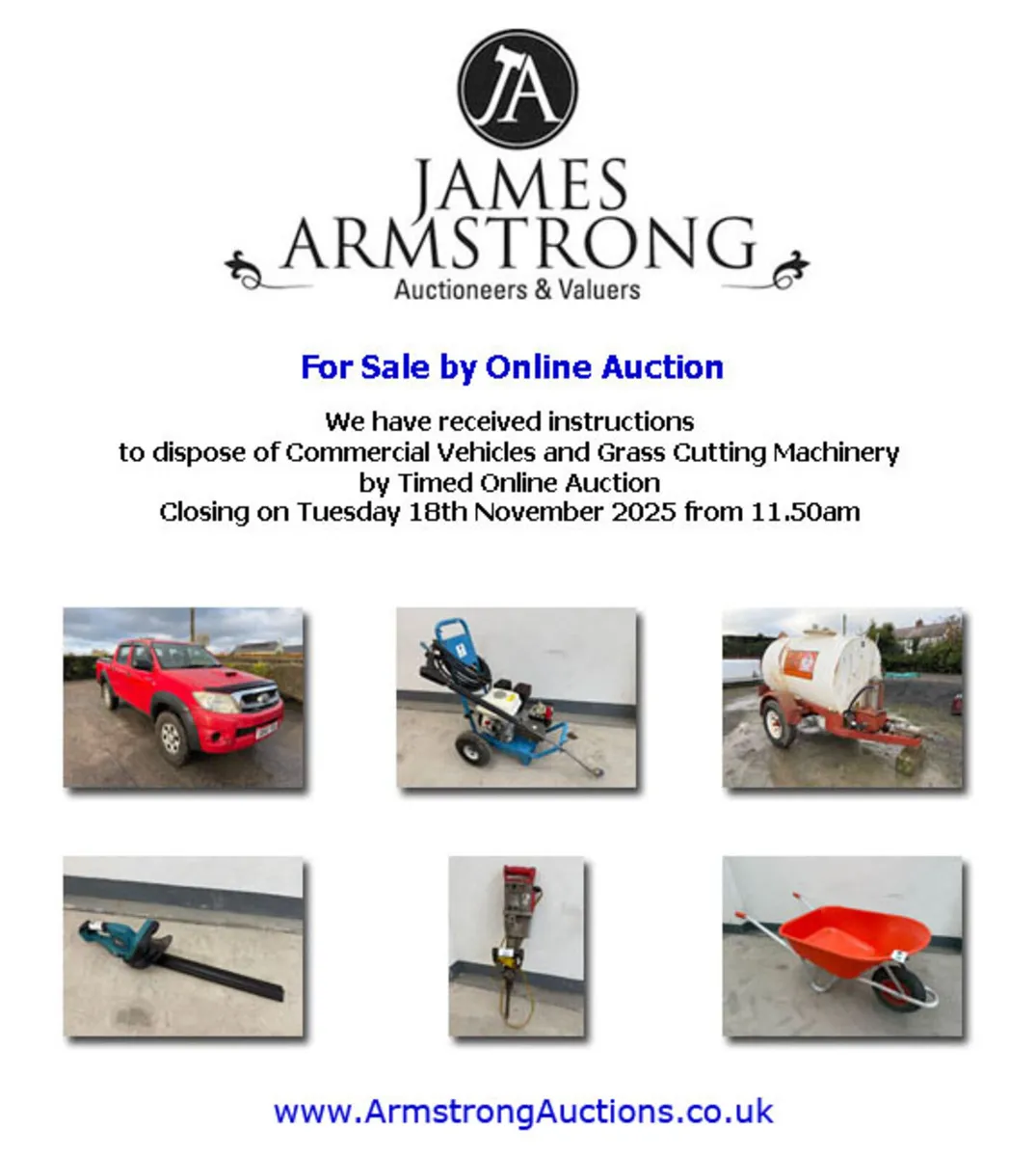 Timed Online Auction **Bidding Now Live** - Image 1