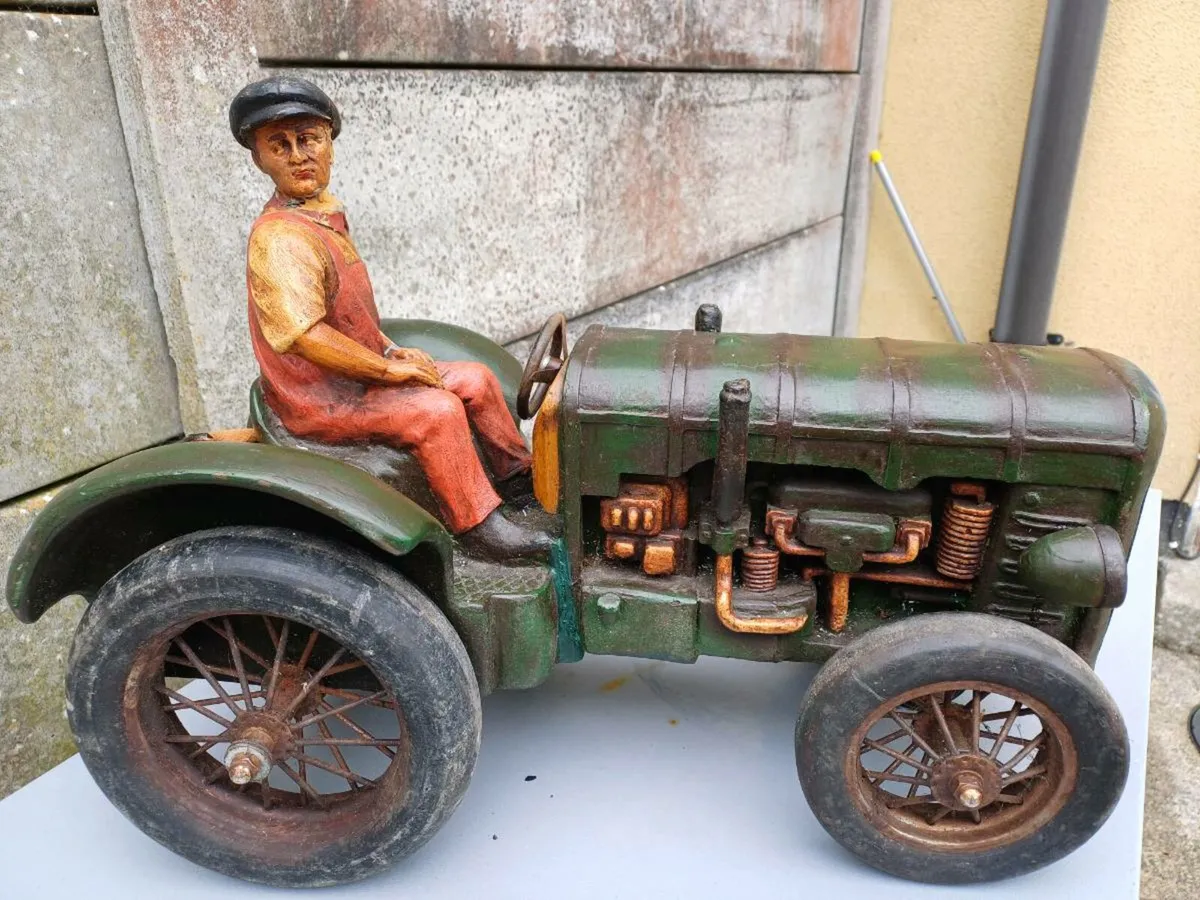 Large Vintage Model Tractor - Image 2