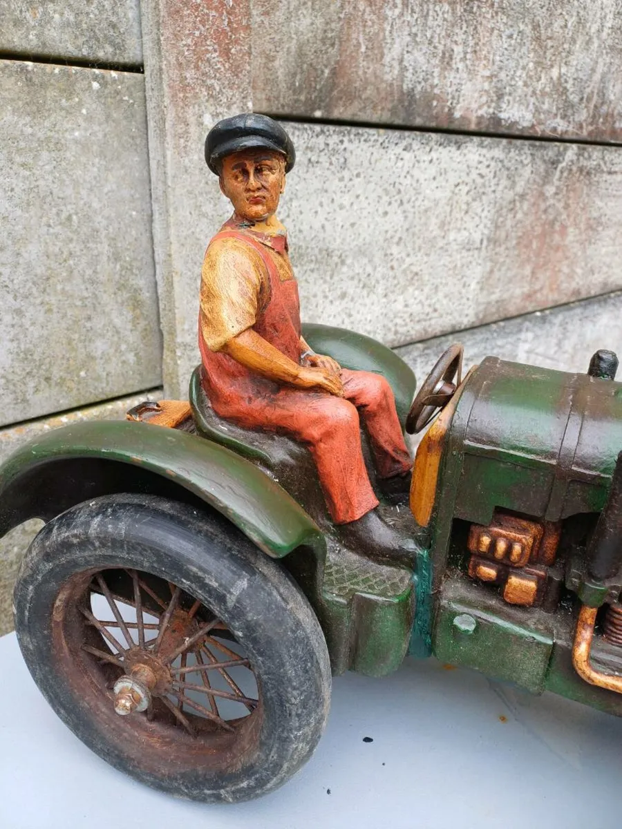 Large Vintage Model Tractor - Image 3