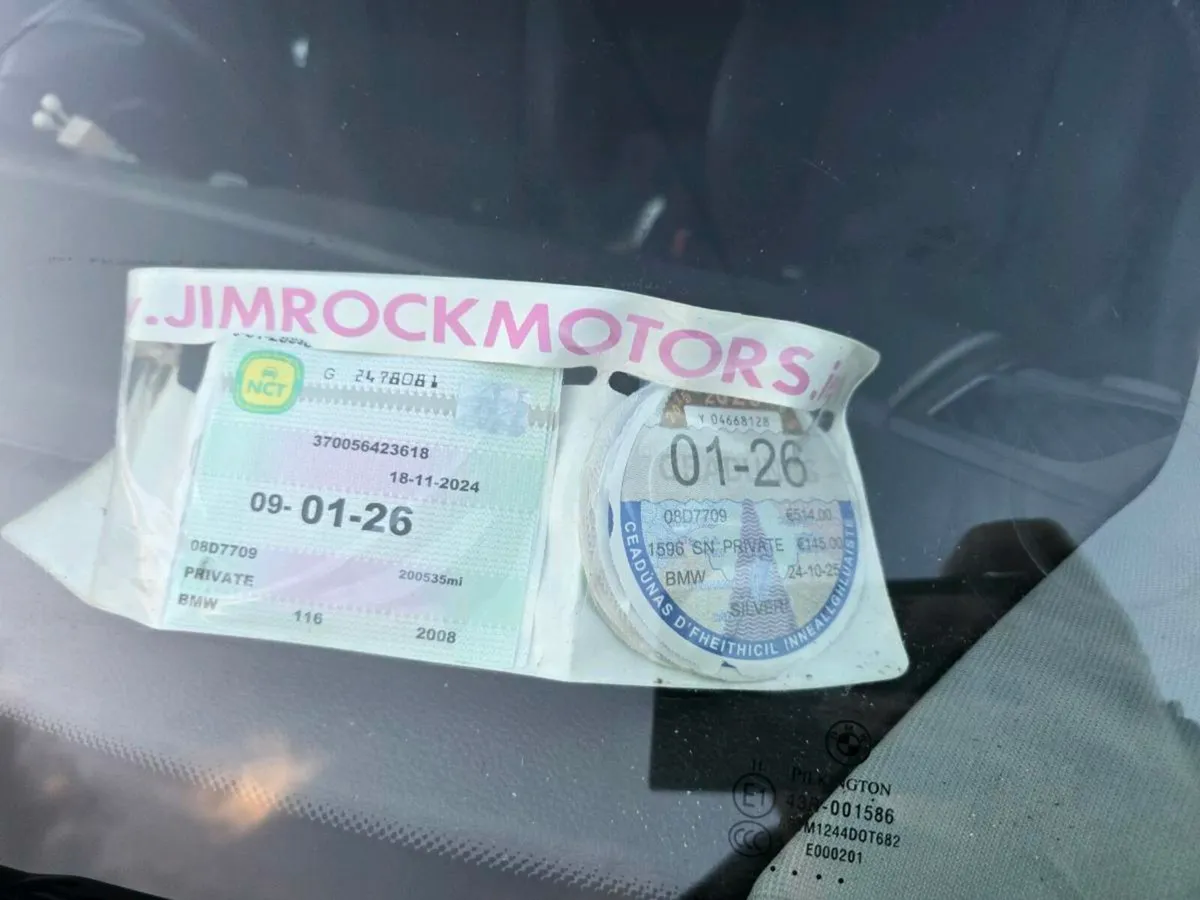 08 Bmw 116i Nct & Tax - Image 4