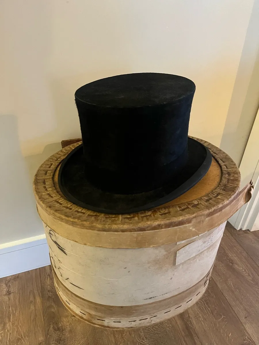 Antique Woodrow & Sons Dublin Silk Top Hat - Image 3