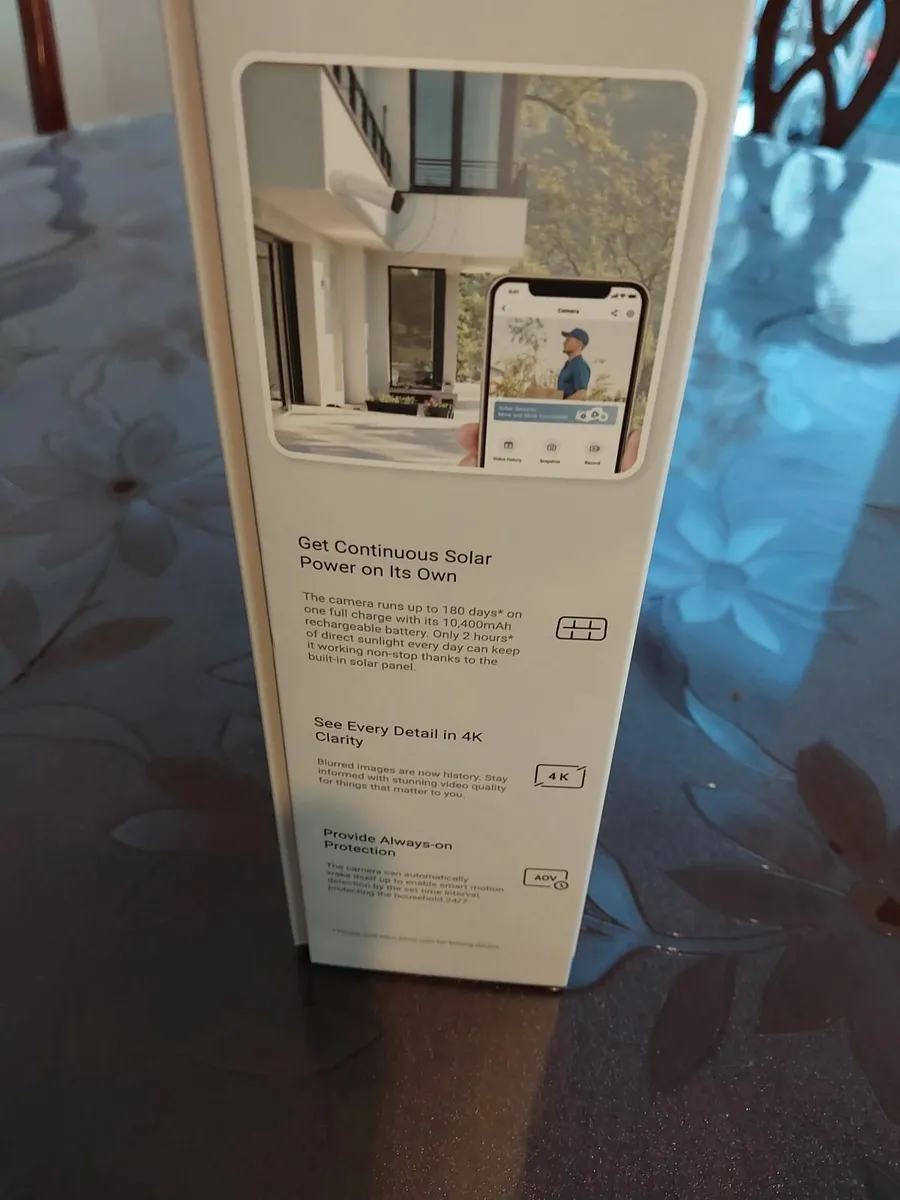 EZVIZ 4K Battery Surveillance Camera with 10400 mA - Image 1