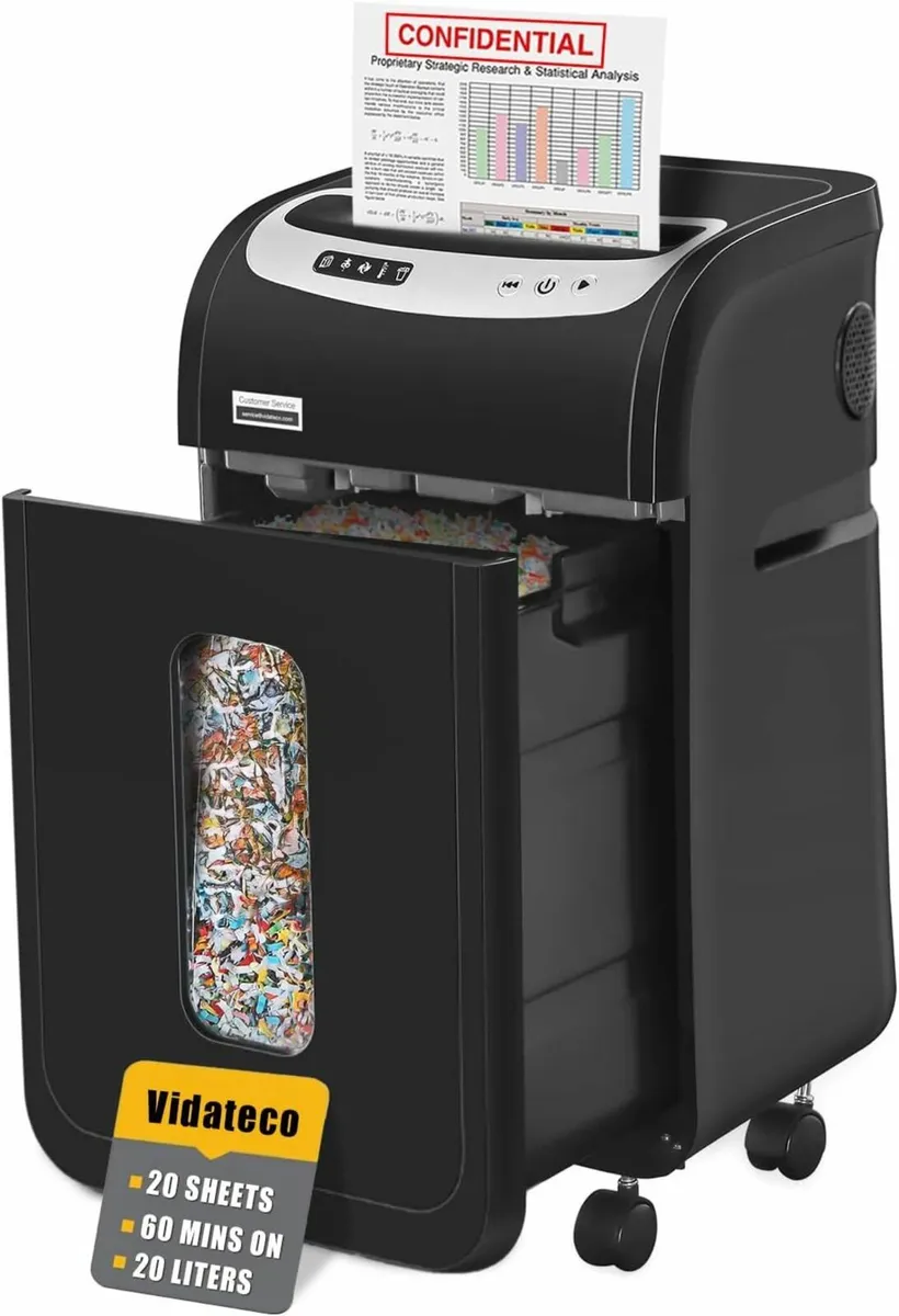 Paper Shredder Heavy Duty, Home Office - Image 1