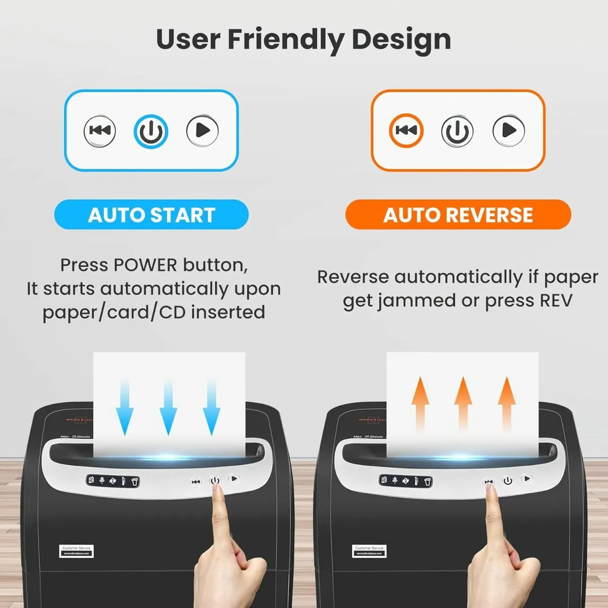 Paper Shredder Heavy Duty, Home Office - Image 3