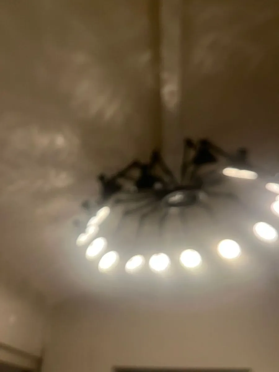 One of a kind bespoke large statement light designed and made by lighting designer  artist - Image 4