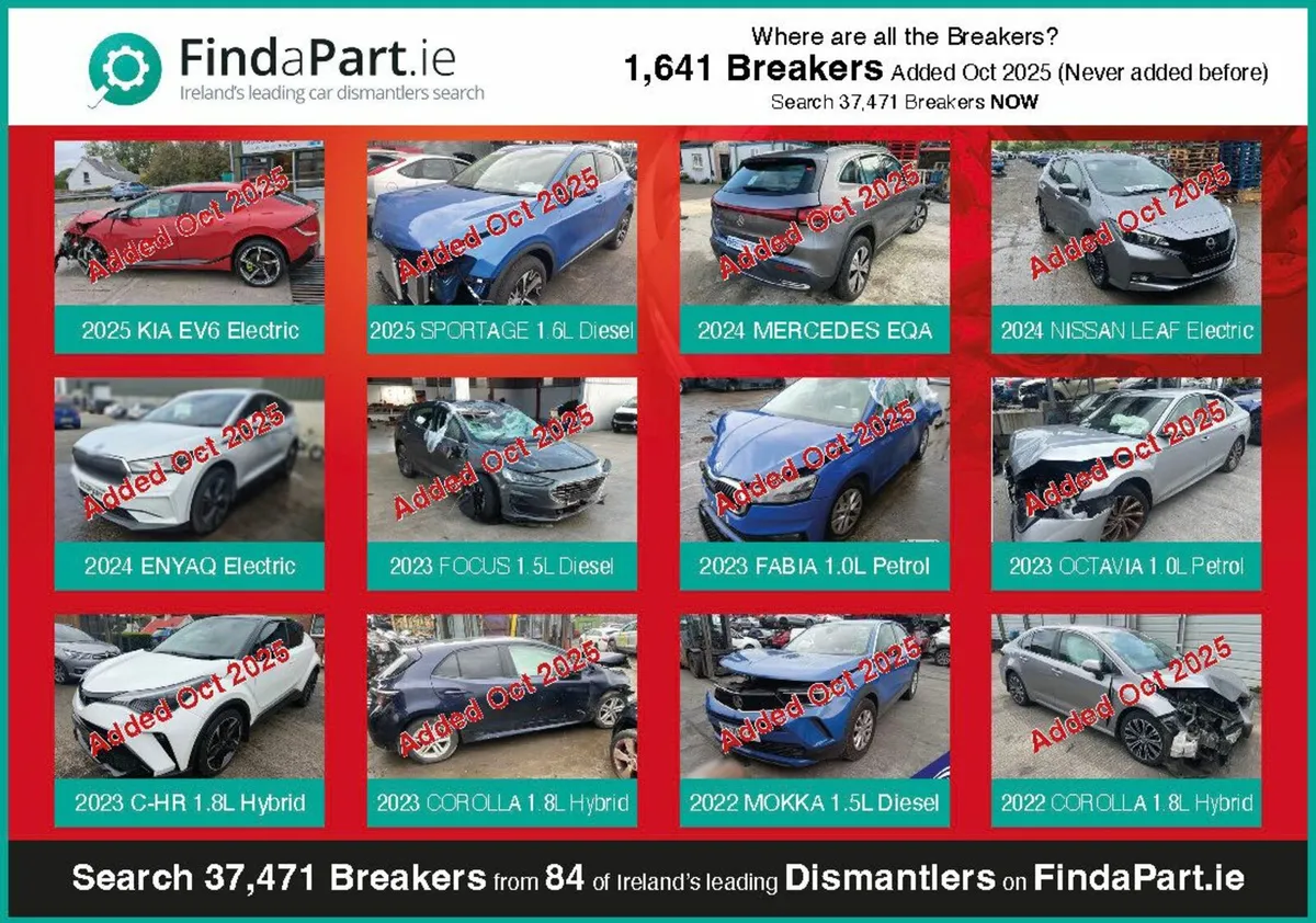 Large Range of Cars/Vans For Breaking/Dismantling - Image 1