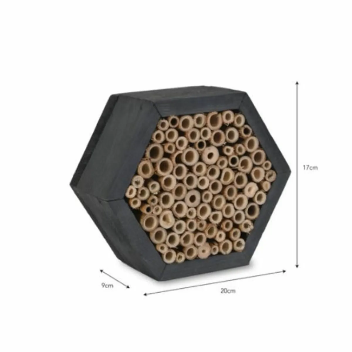 Shetland Wild Bee House Hexagonal Grey – GT6 - Image 2