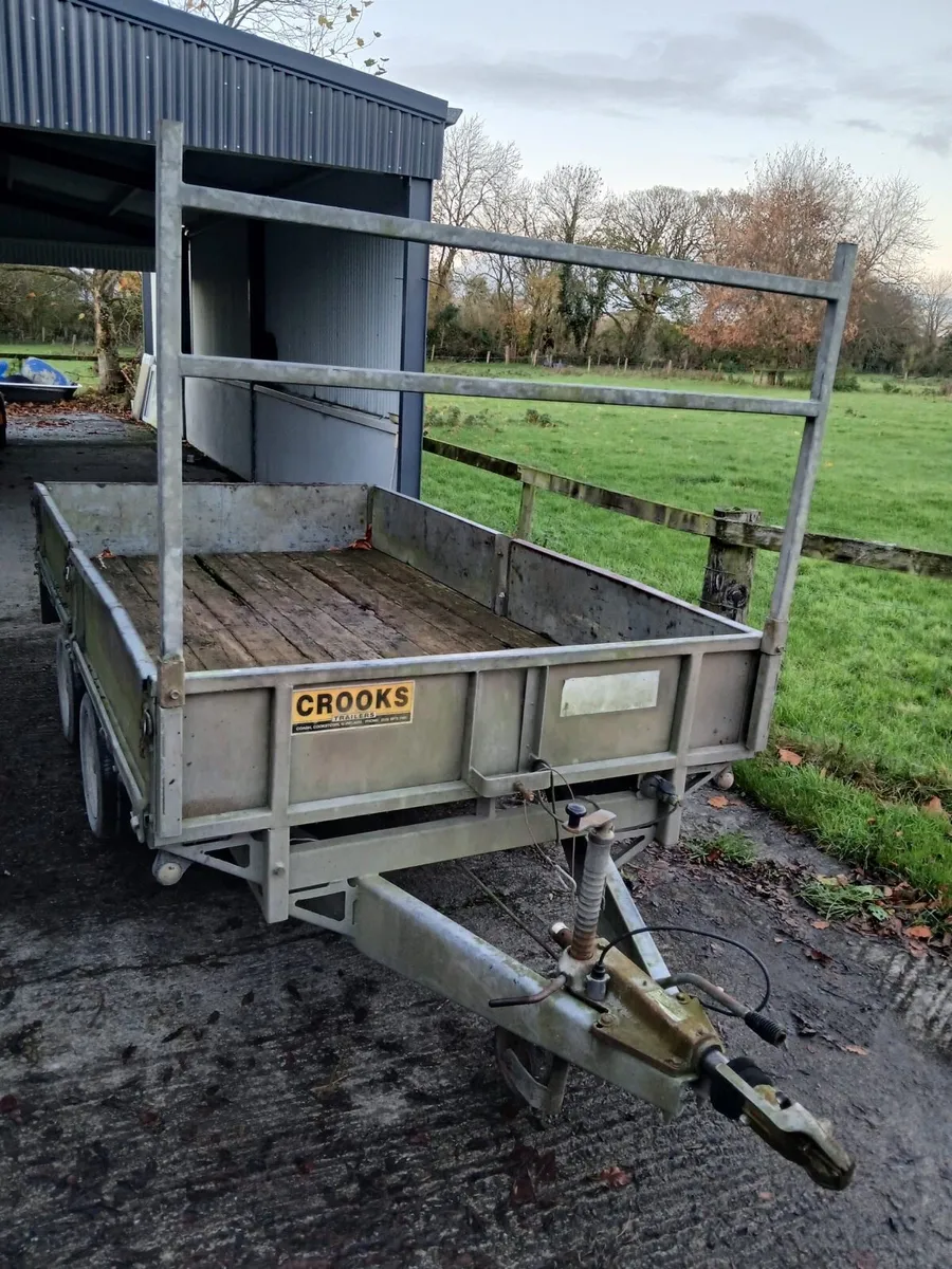 10 X 5 flat bed trailer - Image 2